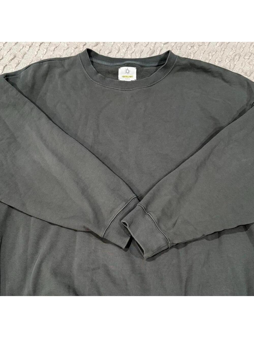 Offline Charcoal Gray Crewneck Sweatshirt